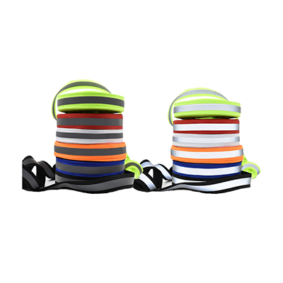 Multi specification reflective webbing (bright and silver reflective strip)