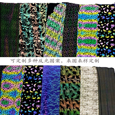 Various reflective printed fabrics图片11