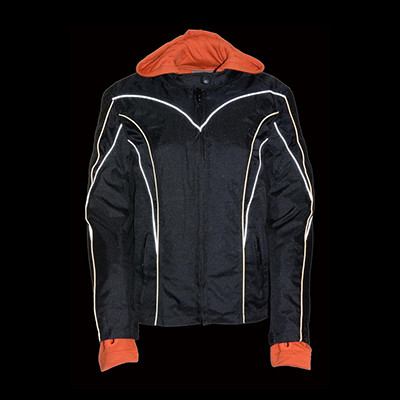 Reflective piping clothing application