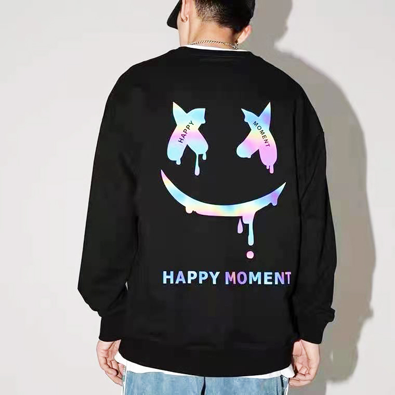 T-shirt advertising shirt reflective hot stamping bear customization图片4
