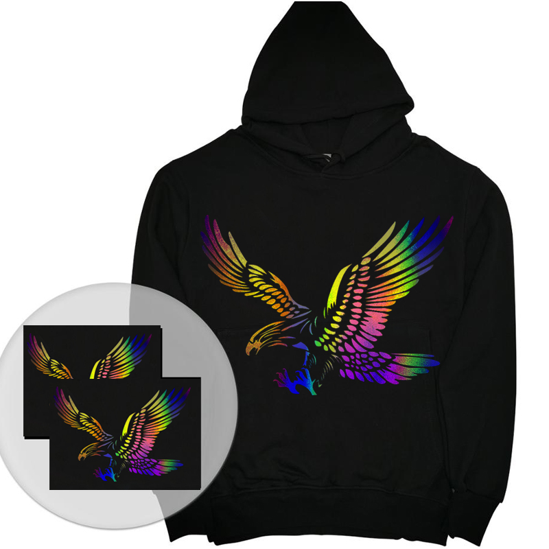 Clothing heat transfer printing colorful popular wings washable图片4