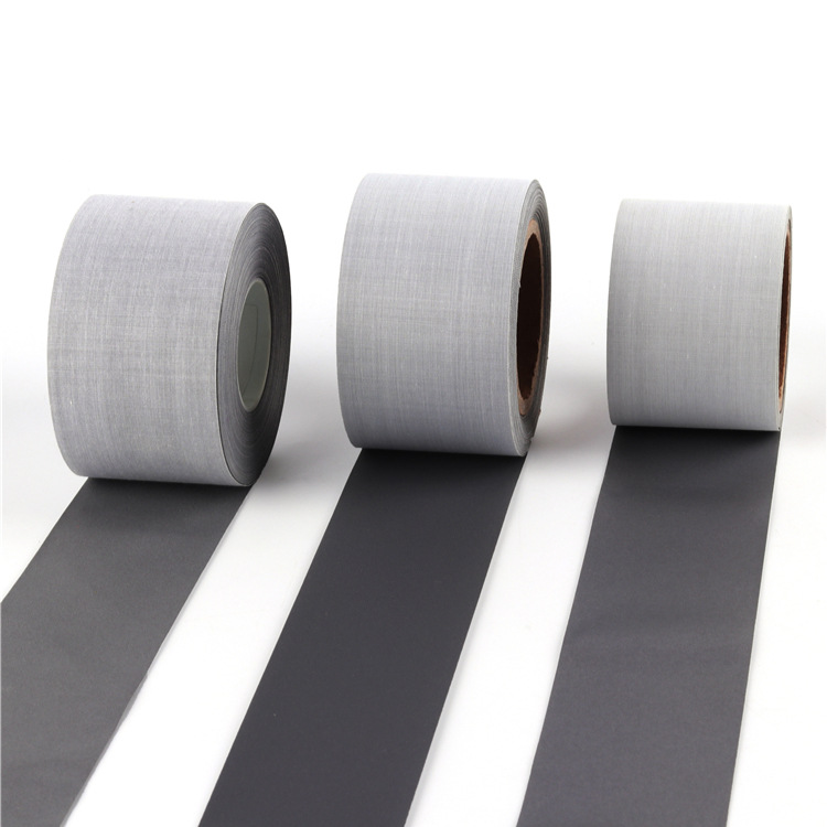 Bright chemical fiber reflective cloth bright silver TC reflective tape ordinary bright reflective strip