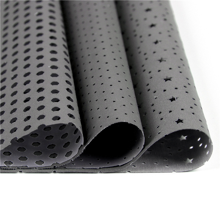 Perforating and hollowing out of reflective cloth bright silver bright reflective material punching pattern