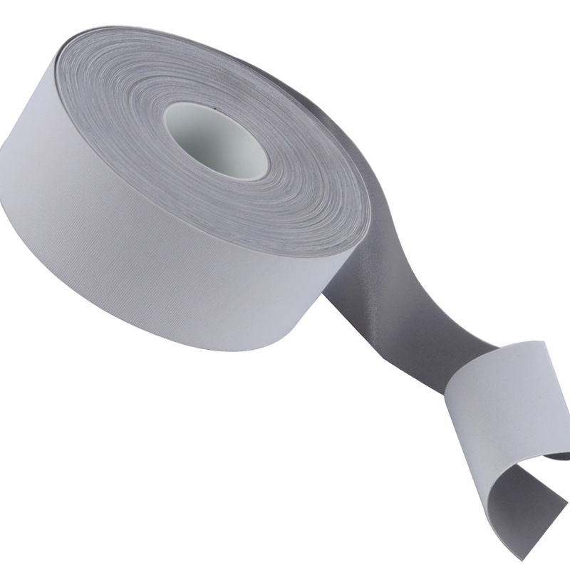 Bright silver four side elastic reflective strip图片2