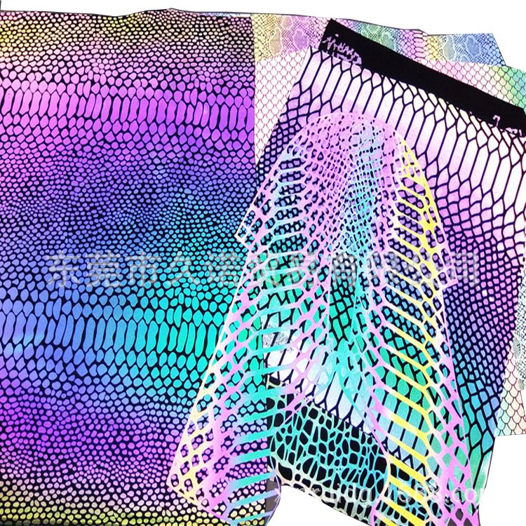 Colorful reflective leather图片5