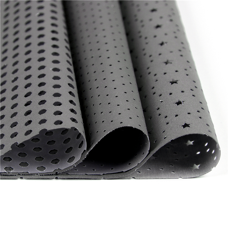Perforated reflective cloth
