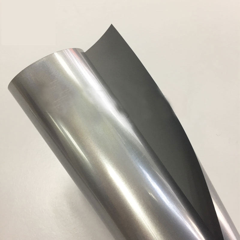 High brightness heat paste reflective film for lettering