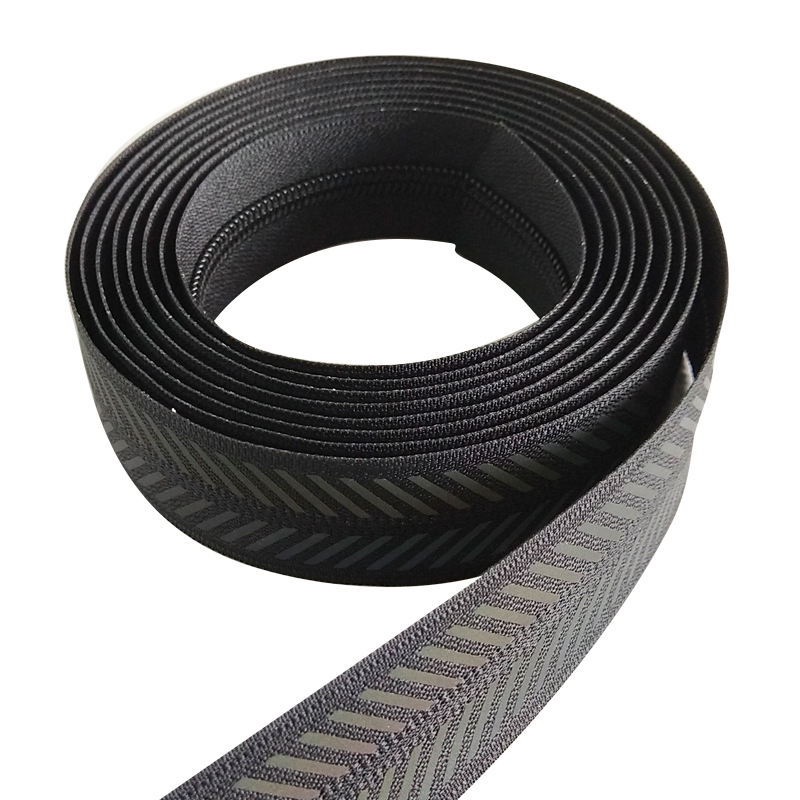 Diagonal stripe colorful reflective zipper图片4