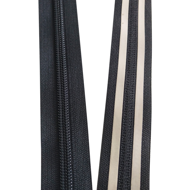 5# white reflective zipper colorful reflective图片4