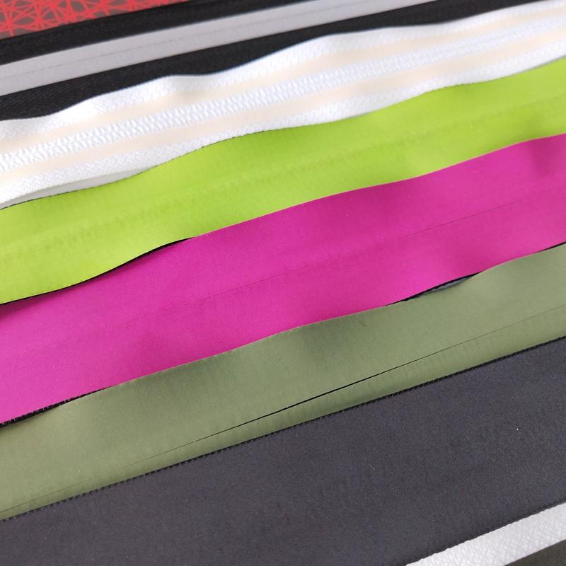 Printed reflective zipper, bright silver and colorful reflective图片3