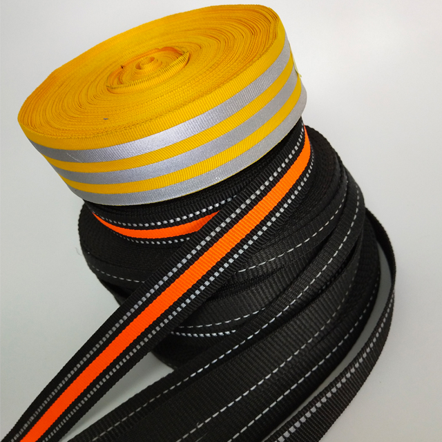 Ribbon braided reflective yarn bright silver reflective wire (multi specification)图片3