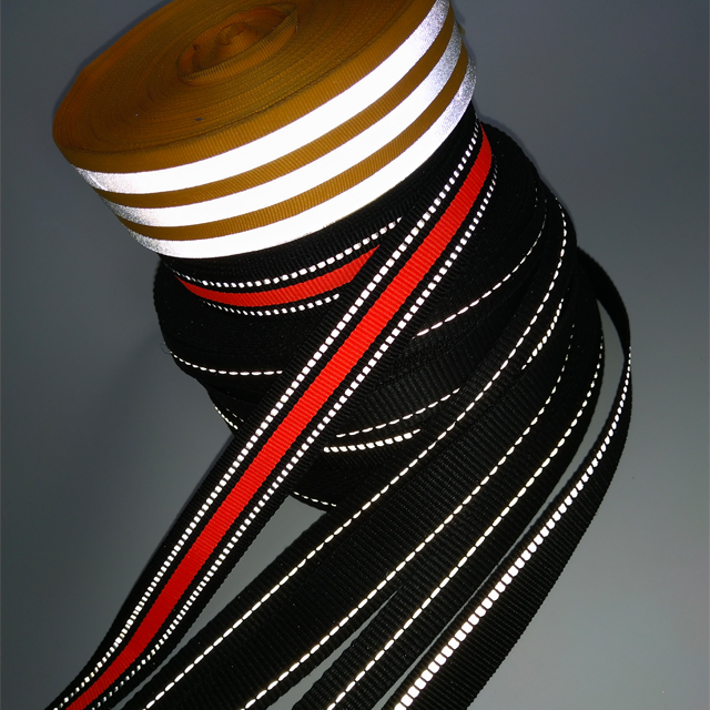 Ribbon braided reflective yarn bright silver reflective wire (multi specification)图片2