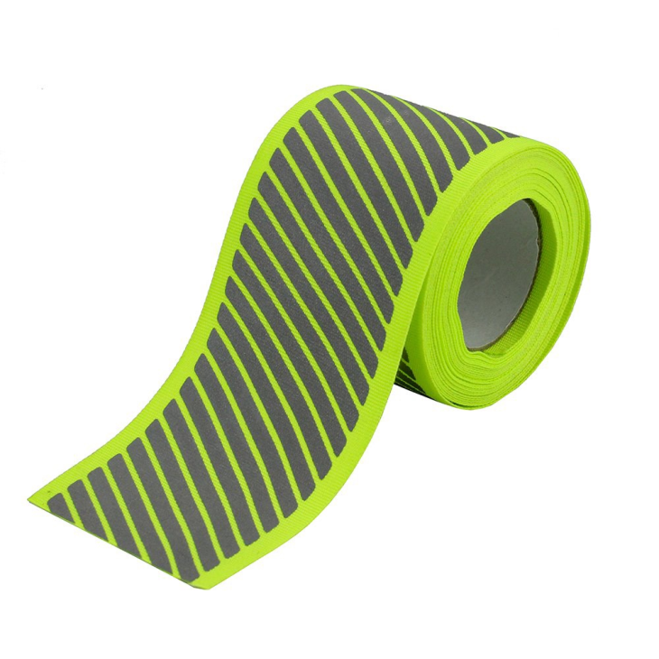 Polyester cloth Oxford fabric ribbon hot reflective hot paste图片5