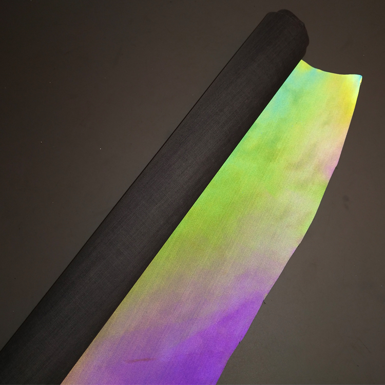 Black magic color TC reflective cloth full width