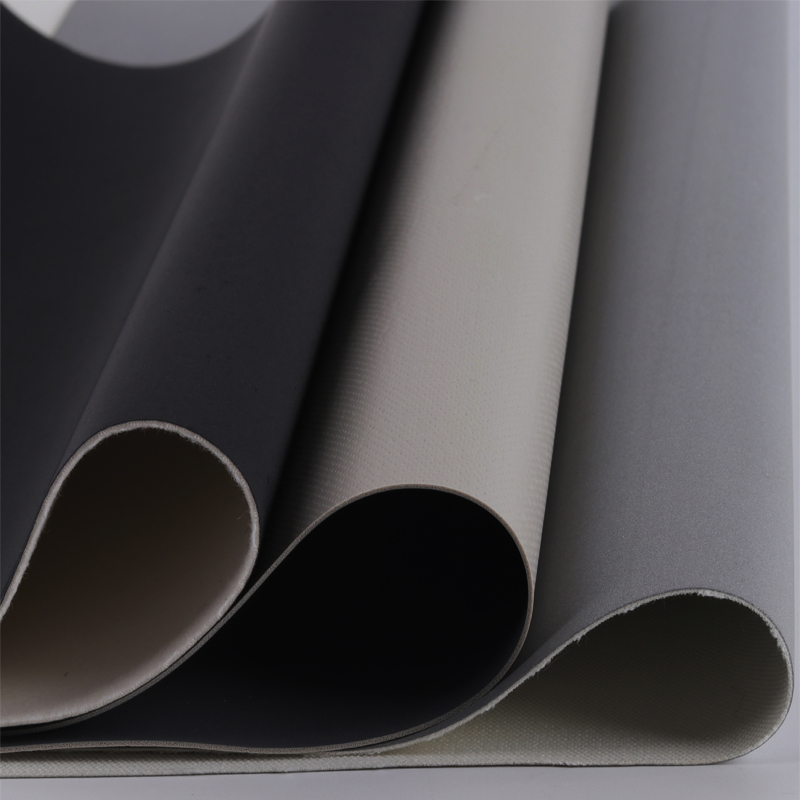 Black shiny silver reflective PU leather