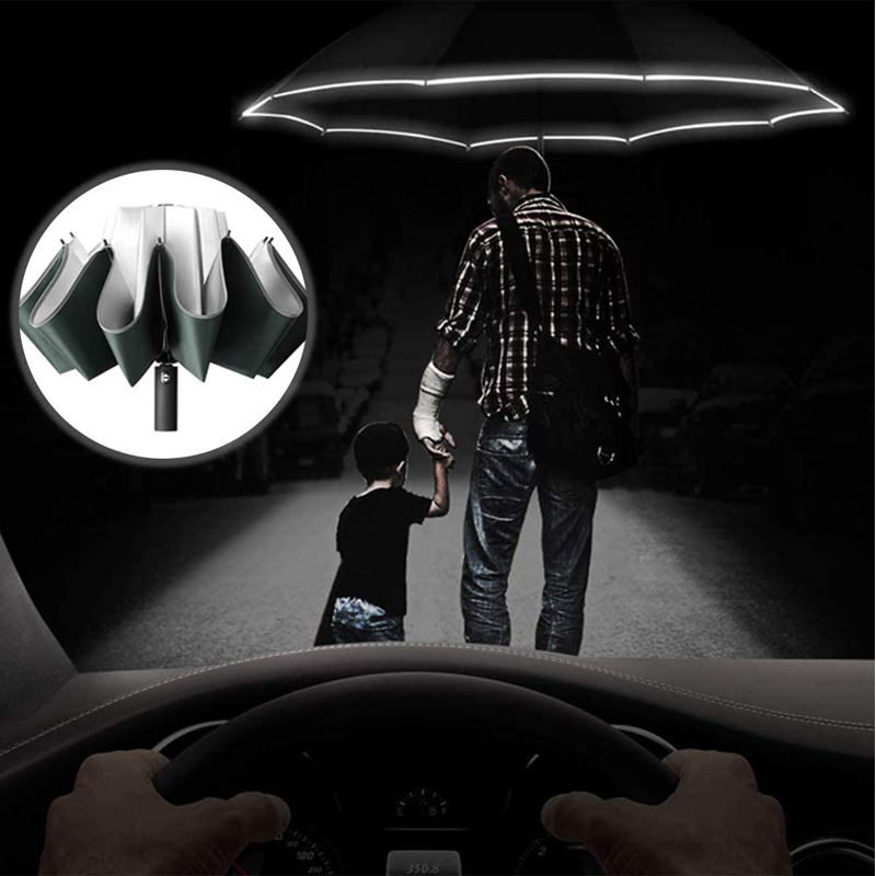 Reflective umbrella reflective cap
