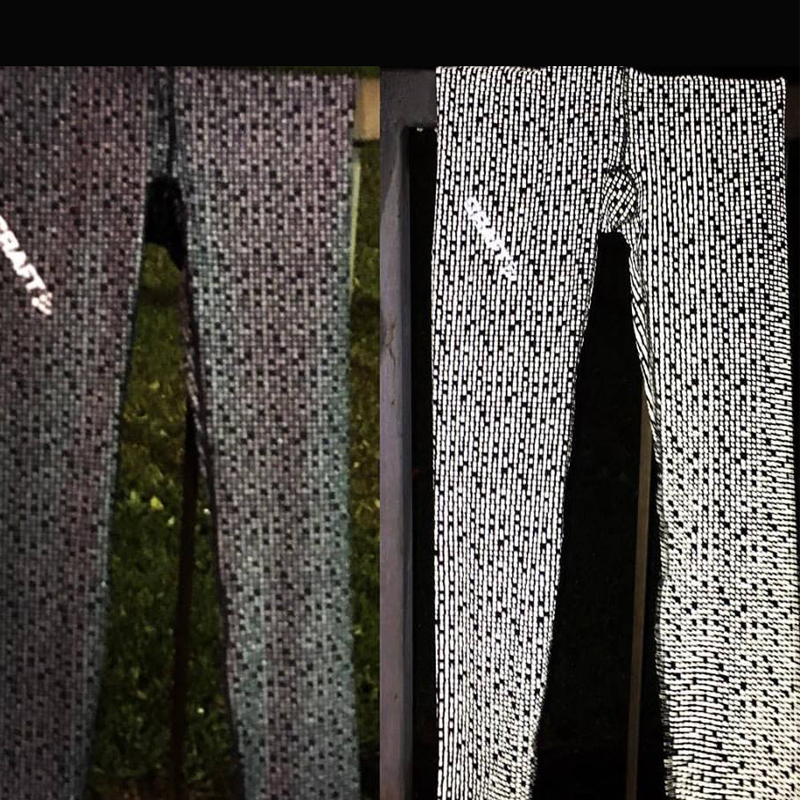 Application of reflective printing T-shirt and reflective pants图片4