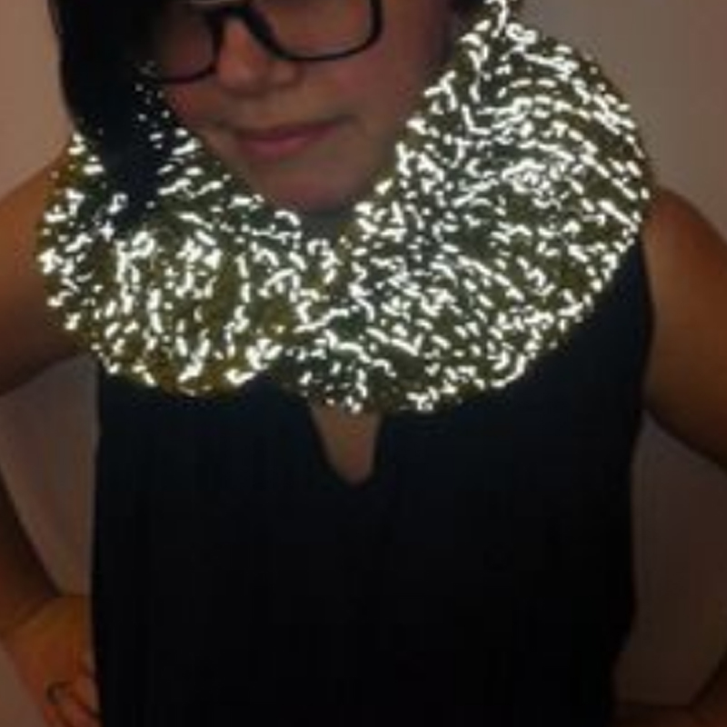 Application of reflective sweater and reflective scarf图片3