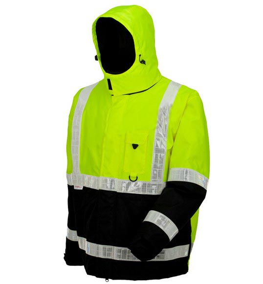 Reflective coat clothing
